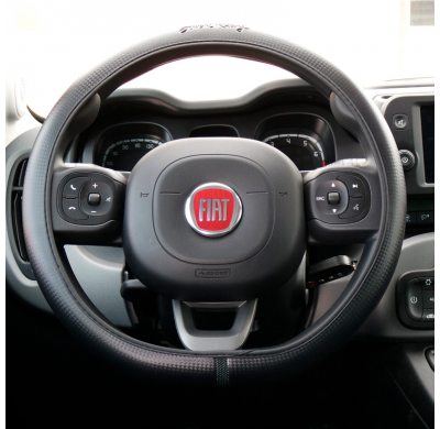 Funda Volante Simoni Racing Carbon Look - 37-39cm - Negro