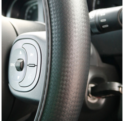 Funda Volante Simoni Racing Carbon Look - 37-39cm - Negro