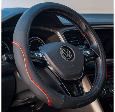 Funda Volante Simoni Racing Pretty Black - 37-39cm - Ecopiel Negra