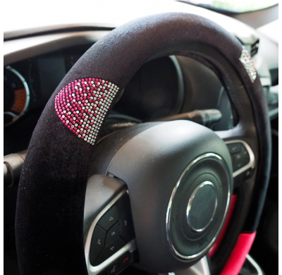 Simoni Racing Funda Volante Pussycat - 37-39cm - Negro/Rosa