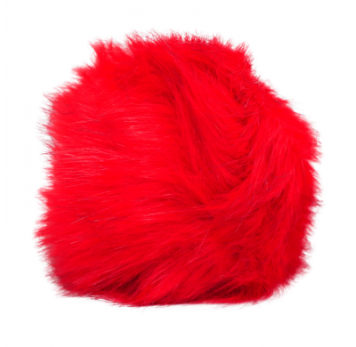 Funda De Pomo De Simoni Racing Gear Cover Fluffy Fur - Rojo