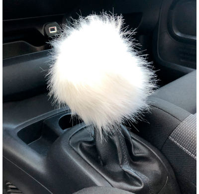 Funda De Pomo De Simoni Racing Gear Furffy Fur - Blanco