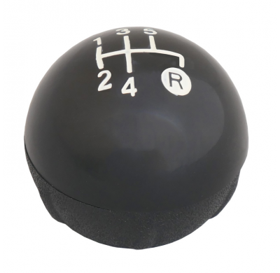 Pomo De Simoni Racing Gear Oem Fiat 500 2007- - Cuero Negro