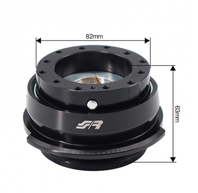 Liberación rápida Simoni Racing / Espacio para bujes de volante - Longitud 63 mm