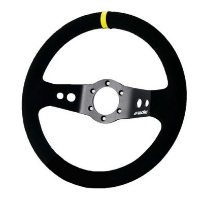 Volante Simoni Racing Rally 320mm - Negro Suède (Deep Dish - 47mm)