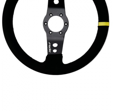 Volante Simoni Racing Rally 320mm - Negro Suède (Deep Dish - 47mm)