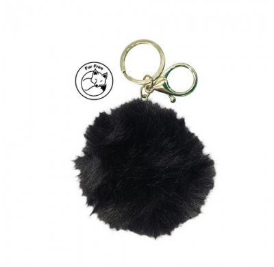 Llavero Simoni Racing - Fluffy Fur - Negro