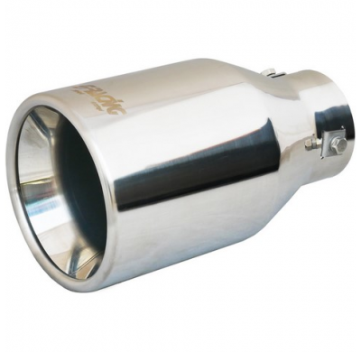 Extensión De Tubo De Escape Simoni Racing Round Inox - ø115xl200mm - Instalación 44-68mm