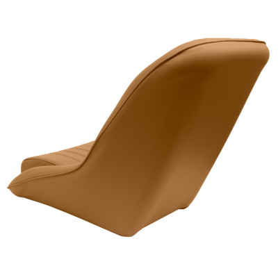 Asiento deportivo 'Classic' - Cuero sintético beige - Respaldo no reclinable - incl. diapositivas