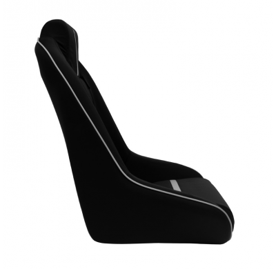 Asiento deportivo 'Classic RS' - Negro/Gris - Respaldo no reclinable + Reposacabezas integrado - incl. diapositivas