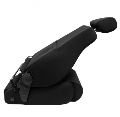 Asiento deportivo 'Retro II' - Negro - Respaldo reclinable en ambos lados - incl. diapositivas