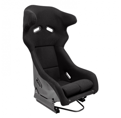 Asiento Deportivo 'Fs' - Negro - Respaldo De Fibra De Vidrio No Reclinable