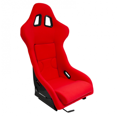 Asiento Deportivo 'Rr' - Rojo - Respaldo De Fibra De Vidrio No Reclinable