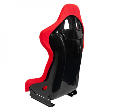 Asiento Deportivo 'Rr' - Rojo - Respaldo De Fibra De Vidrio No Reclinable