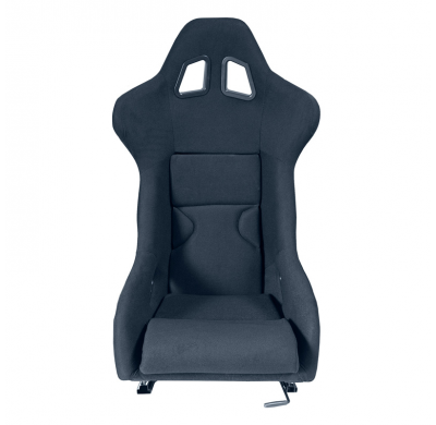 Asiento Deportivo "Rr" - Negro - Respaldo De Fibra De Vidrio No Reclinable