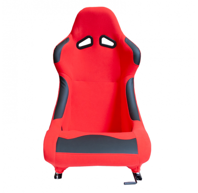 Asiento Deportivo 'Bw' - Rojo - Respaldo No Reclinable - Incluye Guias Universales