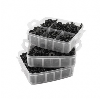 Caja De Surtido Con Clips De Automoción - 630 Piezas Surtidas + Herramienta Ply