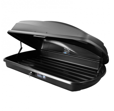 Cofre de techo Twinny Load TBX 370 Litros Negro Mate Estructurado 138x78x36cm