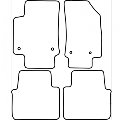 Alfombrillas Especificas Moqueta Citroën C3 Aircross 2017-