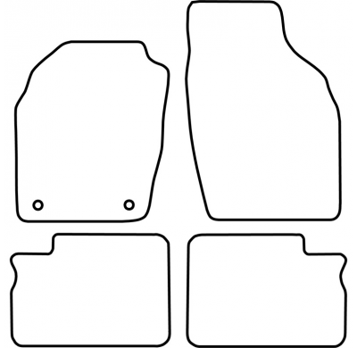 Alfombrillas Especificas Moqueta Opel Agila 2002-2004