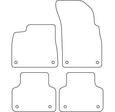 Juego De Alfombrillas  Audi Q8 2018-