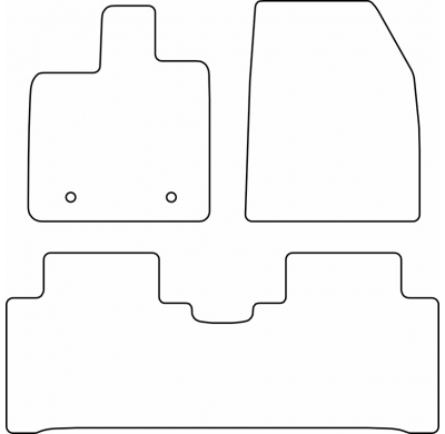 Juego de alfombrillas de terciopelo para BYD DOLPHIN Electric 2021-