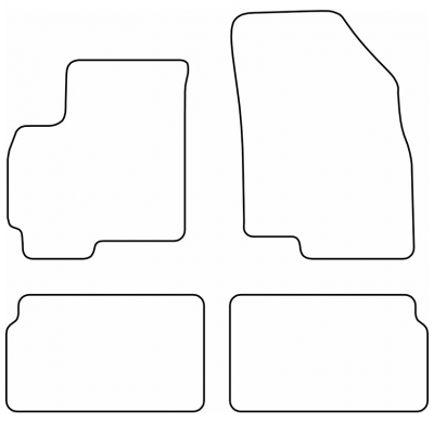 Juego de alfombrillas de terciopelo para coche para DR DR 4.0 2020- y DR 5.0 2019-