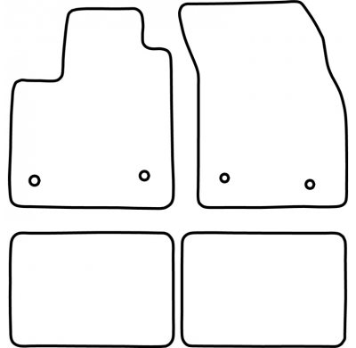 Juego Alfombrillas Moqueta Especificas Ford Focus Iv 2018-