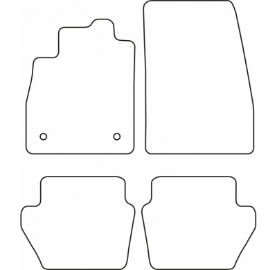 Juego De Alfombrillas Moqueta Validas Para Ford Puma 2019-