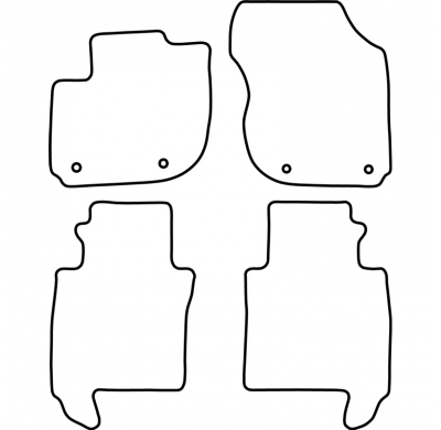 Juego de alfombrillas moqueta Honda HR-V (RV) eHEV 2021- AUTOSTYLE