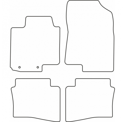 Juego De Alfombrillas Valido Para Hyundai I20 Iii 2020-