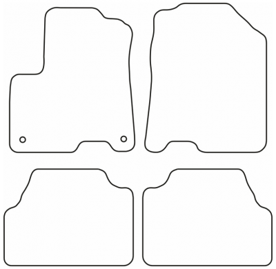 Juego De Alfombrillas Valido Para Hyundai Kona Ev 4 / 2018-