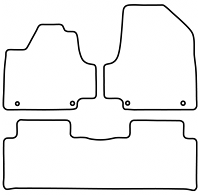 Juego De Alfombrillas Para Hyundai Ioniq 5 (Ne) 2020- (Con Consola Central Fija)
