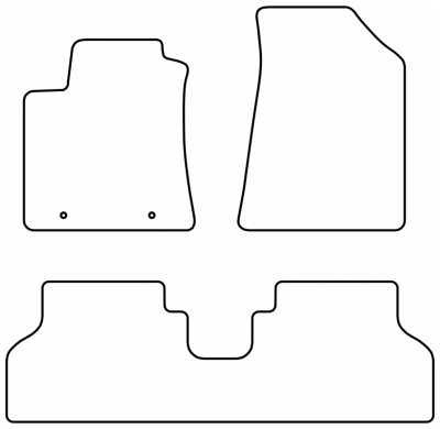 Juego de alfombrillas compatibles con Hyundai e-Kona II (EV) 2023-