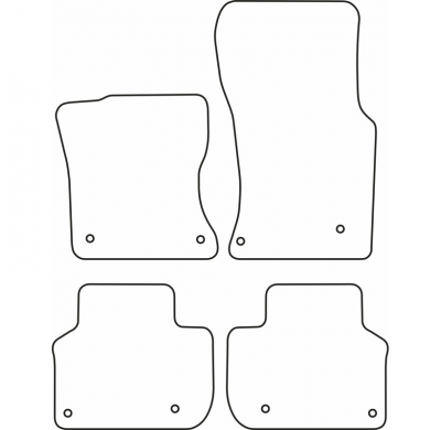 Alfombrillas De Coche Jaguar Xf Ii Sedan/Sportbrake 2015-