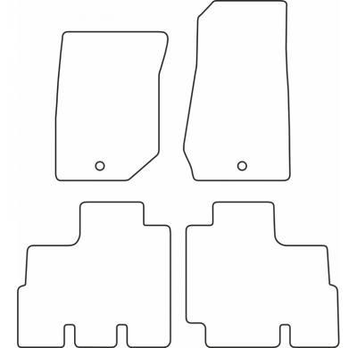 Juego De Alfombrillas Valido Para Jeep Wrangler Iii (Jk) 2007-2018