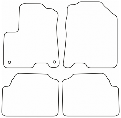 Juego De Alfombras De Coche Kia E-Niro 2019-