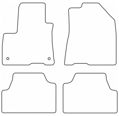 Juego De Alfombrillas Moqueta Para Kia E-Soul Iii 2019-