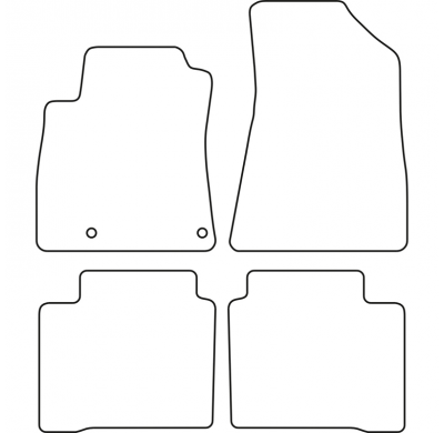 Juego De Alfombras Para Kia Niro Ii Hybrid 2022-