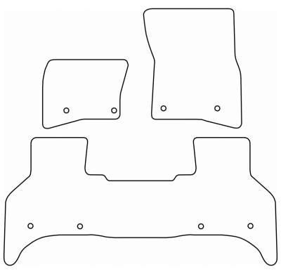 Juego Alfombrillas Moqueta Para Landrover Defender Ii 2019-