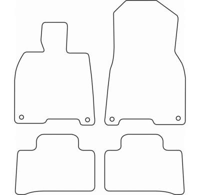 Juego De Alfombras Para Mercedes Eqe (V295) 2022-