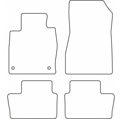 Juego De Alfombrillas Moqueta Validas Para Nissan Juke Ii 2019-