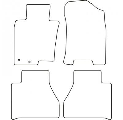 Juego De Alfombrillas Moqueta Para Nissan Navara (D23) 2016- & Renault Alaskan 2017-