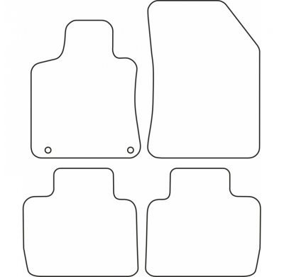 Juego De Alfombrillas Para Coche Peugeot 508 Ii Sedan/Sw 2019-