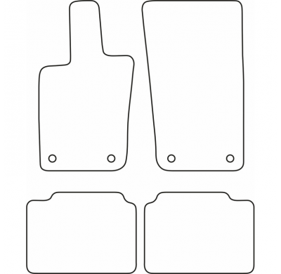 Juego De Alfombrillas Moqueta Para Porsche Panamera (971) 2016-