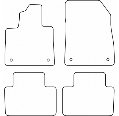 Juego de alfombrillas compatibles con Volvo EX30 2023-
