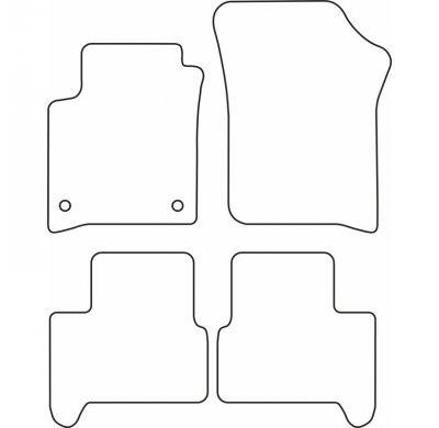 Juego Alfombrillas Moqueta Para Volkswagen E-Up / Skoda E-Citigo / Seat E-Mii 2019-