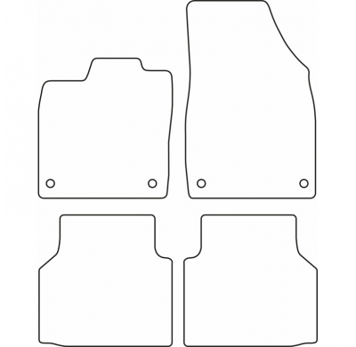 Juego De Alfombrillas Valido Para Volkswagen Id.4 2020-