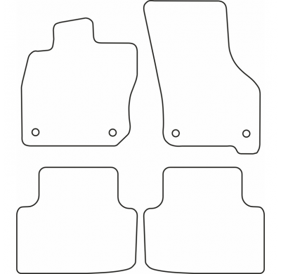 Juego De Alfombrillas Para Volkswagen Golf Viii Etsi Variant 2020-