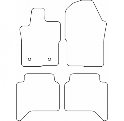 Juego de alfombrillas para Volkswagen Amarok 2022- & Ford Raptor II 2022-